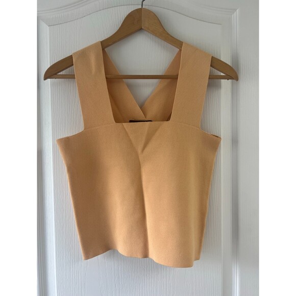 NWT House of Harlow 1960 Revolve Compression Knit Crop Tank Size S Desert Mist - Picture 1 of 6